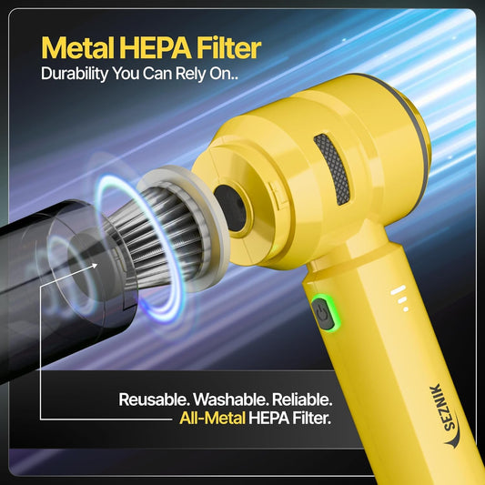How the SEZNIK Mustangg Vacuum Cleaner Metal HEPA Filter Helps Keep Homes and Cars Cleaner Every Day