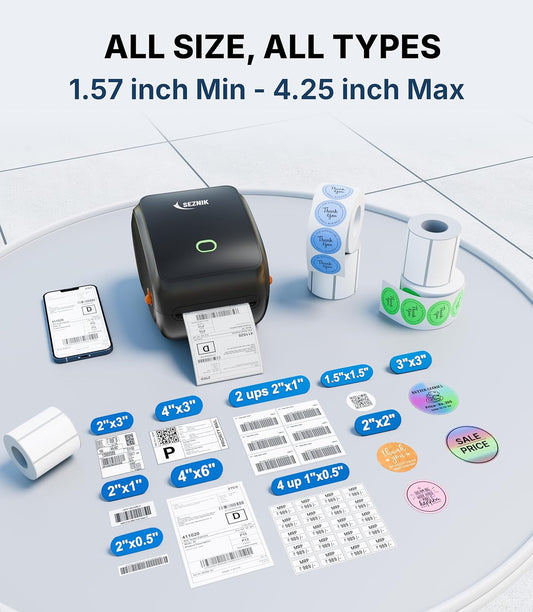 Stay Order-Ready with SEZNIK Shakti 4x6 Label Printer