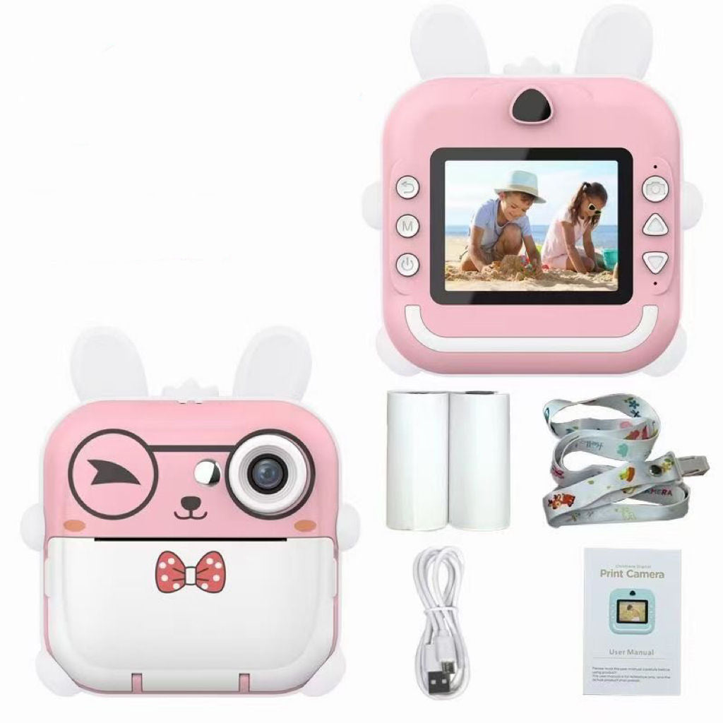 SEZNIK Mini Camera Printer, Photo Printer, Inkless Bluetooth HD Print, Compatible with Android, iOS Mobile. Instant Print Pictures, Labels, 1 Year Warranty (SZ-B40-Pink)