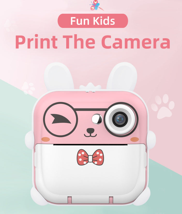 SEZNIK Mini Camera Printer, Photo Printer, Inkless Bluetooth HD Print, Compatible with Android, iOS Mobile. Instant Print Pictures, Labels, 1 Year Warranty (SZ-B40-Pink)