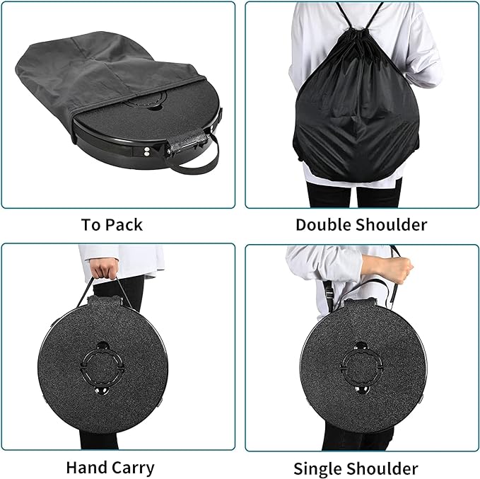 Seznik Portable Toilet, Commode for Travel, Patient, Outdoor, Home, Car, Hiking, Trips, Traffic Jam. Compact, Lightweight, Easy to Carry. 10 YEARS Warranty (Compact) Portable 2