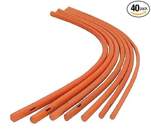 Yugan Red Rubber Cathetr | Enemma Tube | Pack of 40 | Ayurvedic & Panchkarma Use