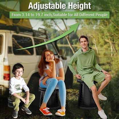 Seznik Portable Toilet, Commode for Travel, Patient, Outdoor, Home, Car, Hiking, Trips, Traffic Jam. Compact, Lightweight, Easy to Carry. 10 YEARS Warranty (Compact) Portable 2