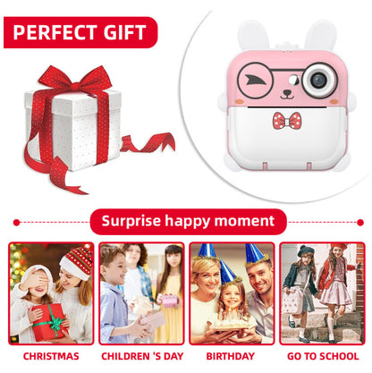 SEZNIK Mini Camera Printer, Photo Printer, Inkless Bluetooth HD Print, Compatible with Android, iOS Mobile. Instant Print Pictures, Labels, 1 Year Warranty (SZ-B40-Pink)