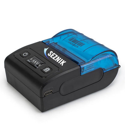 SEZNIK Bluetooth Receipt Printer 58 mm | Rechargeble Inkless Thermal Receipt Printer | Mobile, Desktop Compatible (Receipt Printer - 1)