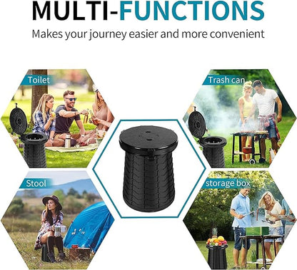 Seznik Portable Toilet, Commode for Travel, Patient, Outdoor, Home, Car, Hiking, Trips, Traffic Jam. Compact, Lightweight, Easy to Carry. 10 YEARS Warranty (Compact) Portable 2