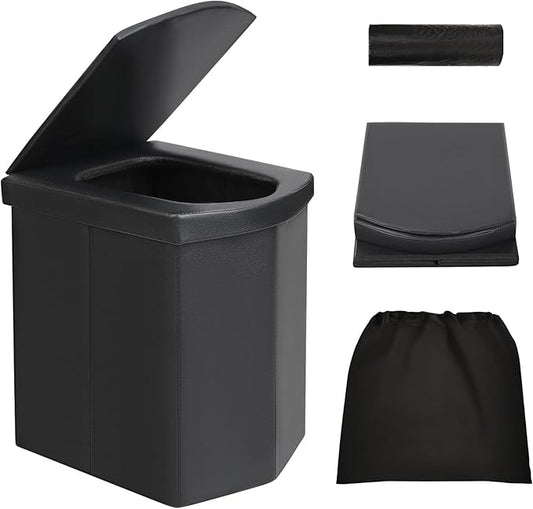 Portable Toilet | Foldable, Easy to Carry Commode For Traveling & Indoor | Stool Chair for Kids, Elders & Adults | Foldable Toilet For Adult